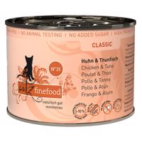 catz finefood konzervy 6 x 200 g - Kura & tuniak