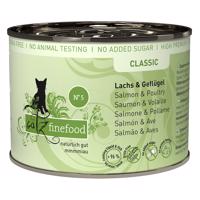 catz finefood konzervy 6 x 200 g - Losos & hydinové