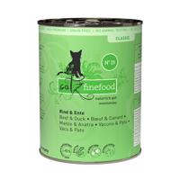 Catz Finefood konzervy 6 x 400 g - Hovädzie & kačica