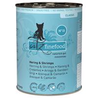 Catz Finefood konzervy 6 x 400 g - sleď a krevety