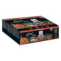 Cesar Natural Goodness bez obilnín so superpotravinami 24 x 100 g - Casserole v omáčke (losos, kuracie, hovädzie, morčacie)