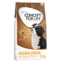 Concept for Life, 12 kg - 10 + 2 kg zdarma!  - Life Medium Junior