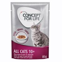 Concept for Life All Cats 10+ - v omáčke - 12 x 85 g