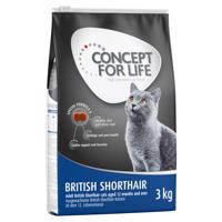 Concept for Life British Shorthair Adult - Vylepšená receptúra! - 3 kg