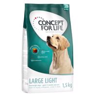 Concept for Life granule, 1 kg / 1,5 kg - 15 % zľava - 1,5 kg Large Light