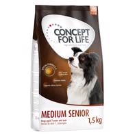 Concept for Life granule, 1 kg / 1,5 kg - 15 % zľava  - 1,5 kg Medium Senior