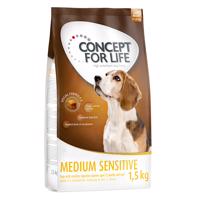 Concept for Life granule, 1 kg / 1,5 kg - 15 % zľava - 1,5 kg Medium Sensitive