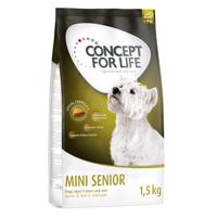 Concept for Life granule, 1 kg / 1,5 kg - 15 % zľava - 1,5 kg Mini Senior