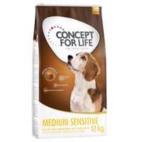 Concept for Life granule, 2 balenia - 10% zľava - Medium Sensitive (2 x 12 kg)