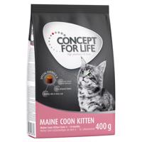 Concept for Life granuly,  400g - 35 % zľava - Maine Coon Kitten - vylepšená receptúra!