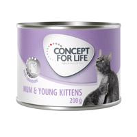 Concept for Life Mum & Young Kittens Mousse - 24 x 200 g