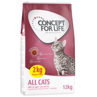 Concept for Life v bonusovom balení - 10 + 2 kg zadarmo! - All Cats (10 + 2 kg)