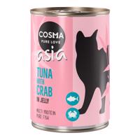 Cosma Asia v želé 6 x 400 g - tuniak s krabím mäsom