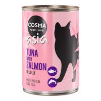 Cosma Asia v želé 6 x 400 g - tuniak s lososom