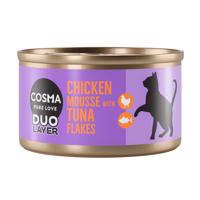 Cosma DUO Layer 24 x 70 g - kuracia pena s kúskami tuniaka