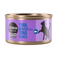 Cosma DUO Layer 24 x 70 g - tuniaková pena s kúskami tuniaka