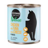 Cosma Nature 6 x 280 g - kuracie a tuniak so syrom