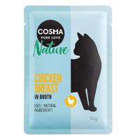 Cosma Nature kapsičky 6 x 50 g  - kura & losos