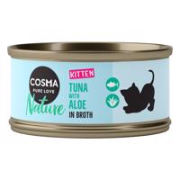 Cosma Nature Kitten 6 x 70 g - tuniak a aloe vera