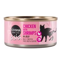 Cosma Thai/Asia v želé, 24 x 170 g - 20 + 4 ZDARMA - kuracie a krevety