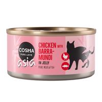 Cosma Thai/Asia v želé, 24 x 170 g - 20 + 4 ZDARMA - kuracie a morský vlk