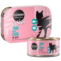 Cosma Thai/Asia v želé, 24 x 170 g - 20 + 4 ZDARMA - tuniak s krabím mäsom