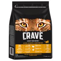 Crave Adult Cat,  2,8 kg / 7 kg  - 15 % sleva - Adult Cat morčacie a kuracie (2.8 kg)