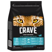 Crave Adult Cat,  2,8 kg / 7 kg  - 15 % sleva - Adult Cat s lososom & bielymi rybami (2.8 kg)