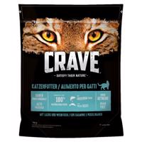 Crave Adult Cat,  2,8 kg / 7 kg  - 15 % sleva - Adult Cat s lososom & bielymi rybami 750 g