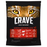 Crave Adult Cat,  2,8 kg / 7 kg  - 15 % sleva - Beef & Chicken (750 g)