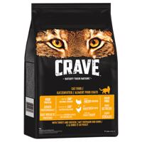 Crave Adult Cat morčacie a kuracie - výhodné balenie: 2 x 7 kg