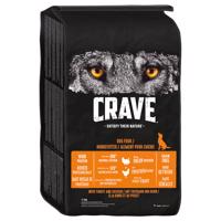 Crave Adult Dog s morčacím & kuracím - výhodné balenie: 2 x 11,5 kg