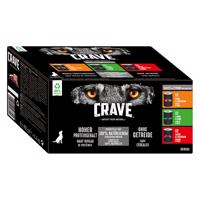 Crave Adult krmivo pre psov 6 x 400 g - mix (3 druhy)