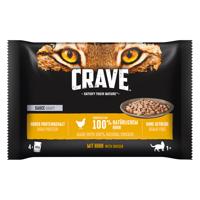 Crave kapsičky,  4 x 85 g - 15% zľava - Kuracie v omáčke