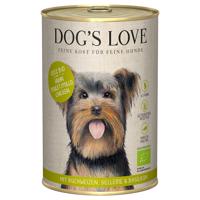 Dog´s Love Bio 6 x 400 g - bio kuracie