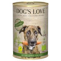 Dog´s Love Bio Vegan 6 x 400 g - Greens