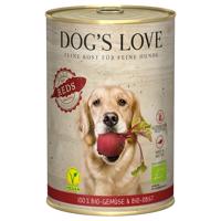 Dog´s Love Bio Vegan 6 x 400 g - Reds