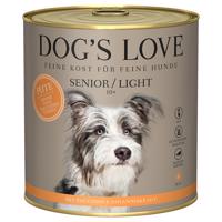 Dog´s Love Senior/Light morčacie - 12 x 800 g