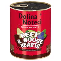 Dolina Noteci Superfood 12 x 800 g - hovädzie a husacie srdiečka