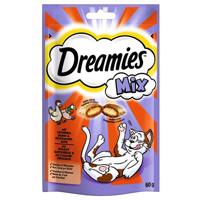 Dreamies Mix maškrta pre mačky - výhodné balenie: - kuracie a kačacie (2 x 60 g)