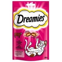 Dreamies snack pre mačky 60 g - výhodné balenie hovädzie mäso (2 x 60 g)