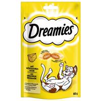 Dreamies snack pre mačky 60 g - výhodné balenie syr (2 x 60 g)