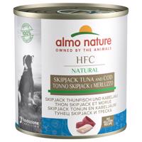 Ekonomické balenie Almo Nature HFC 12 x 280 g / 290 g - Tuniak a treska Skip Jack (290 g)