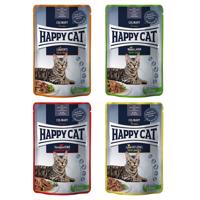 Ekonomické balenie Happy Cat Pouch Meat in Sauce 24 x 85 g  - Balíček Mixpackage 2 (4 príchute)