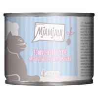 Ekonomické balenie MjAMjAM s omáčkou 24 x 185 g - blanšírovaný moriak s množstvom lososa