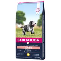 Eukanuba Caring Senior Medium Breed  s kuracím mäsom - výhodné balenie: 2 x 15 kg