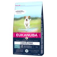 Eukanuba Grain Free - 10 % zľava - Adult Small / Medium Breed Salmon 3 kg