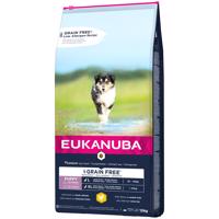 Eukanuba Grain Free - 10 % zľava -  Puppy Large Breed Chicken 12 kg