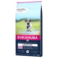 Eukanuba Grain Free - 10 % zľava - Puppy Large Breed Salmon 12 kg