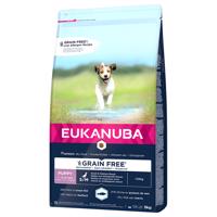 Eukanuba Grain Free - 10 % zľava - Puppy Small / Medium Breed Salmon 3 kg